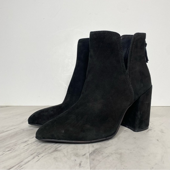 New! Steve Madden Thrived Black Suede Bootie 10M - Picture 12 of 12